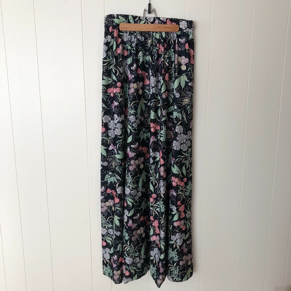 Vintage Floral Maxi Skirt
